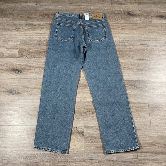 NEW Calvin Klein Men's Jeans Easy Fit Double Stone Casual 34x32 Blue - Picture 8 of 8